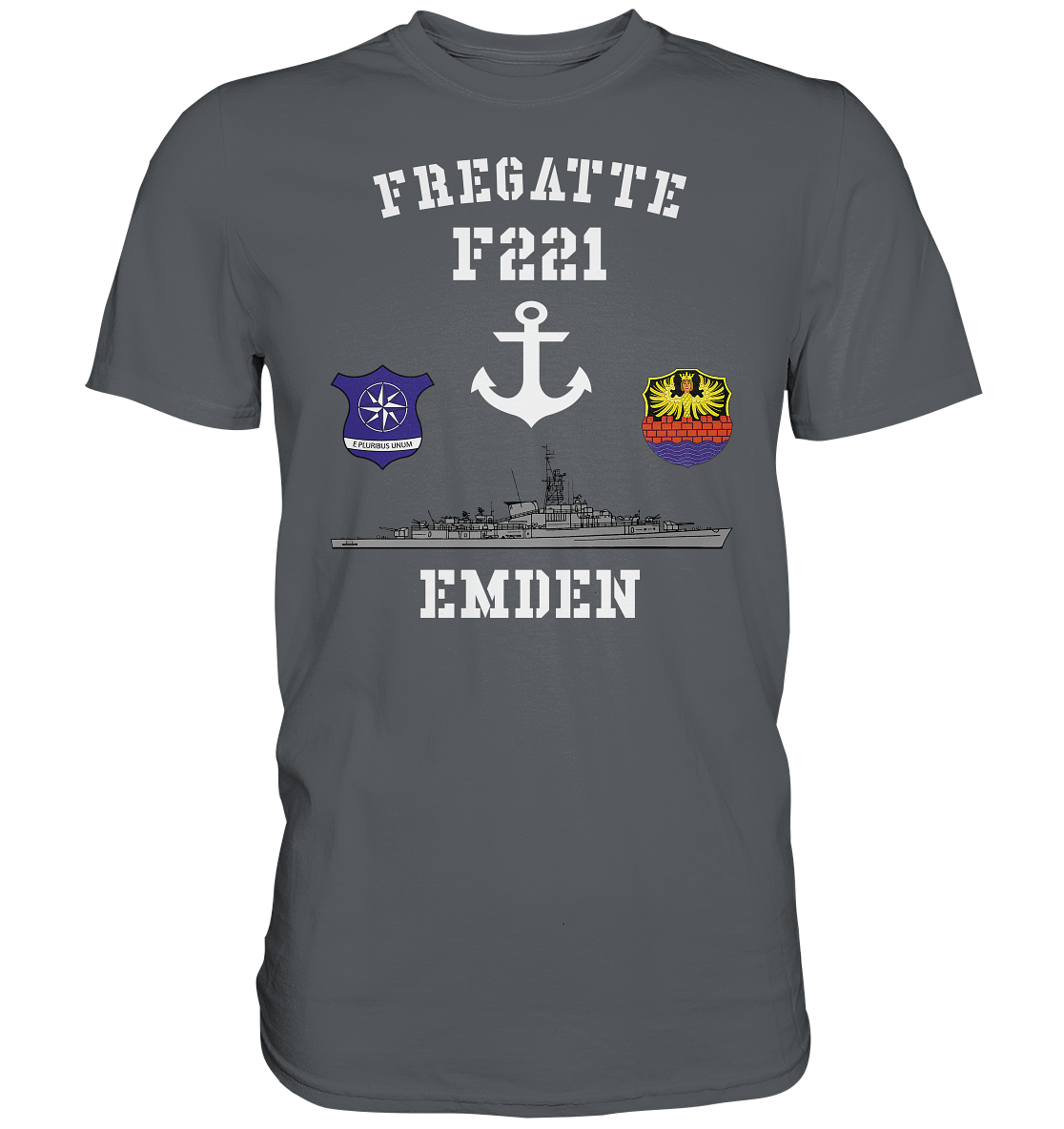 Fregatte F221 EMDEN Anker  - Premium Shirt
