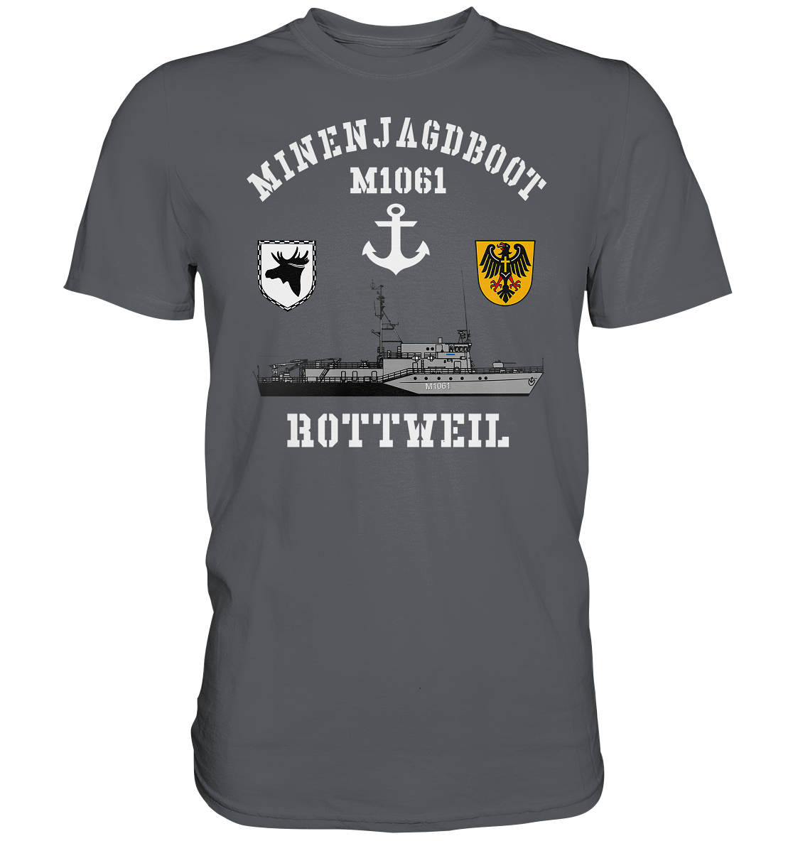 Mij.-Boot M1061 ROTTWEIL Anker 3. MSG - Premium Shirt