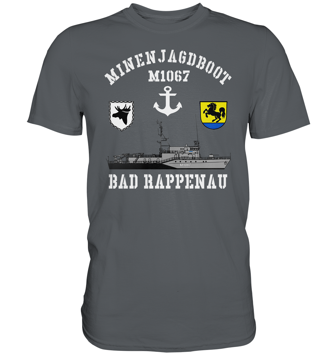 Mij.-Boot M1067 BAD RAPPENAU Anker 3.MSG - Premium Shirt