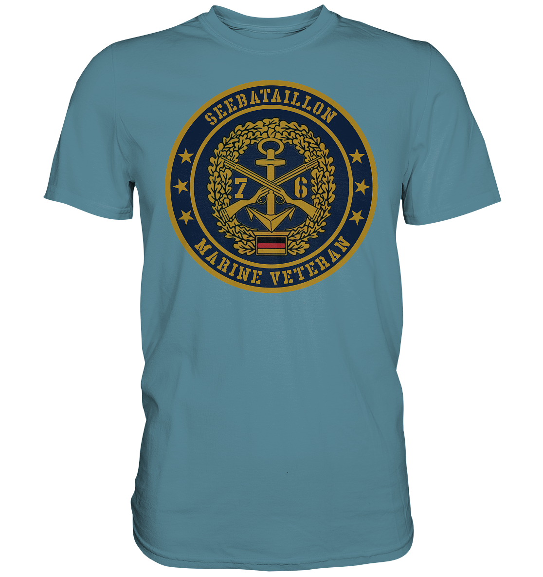 Marine Veteran 76er Seebataillon - Premium Shirt