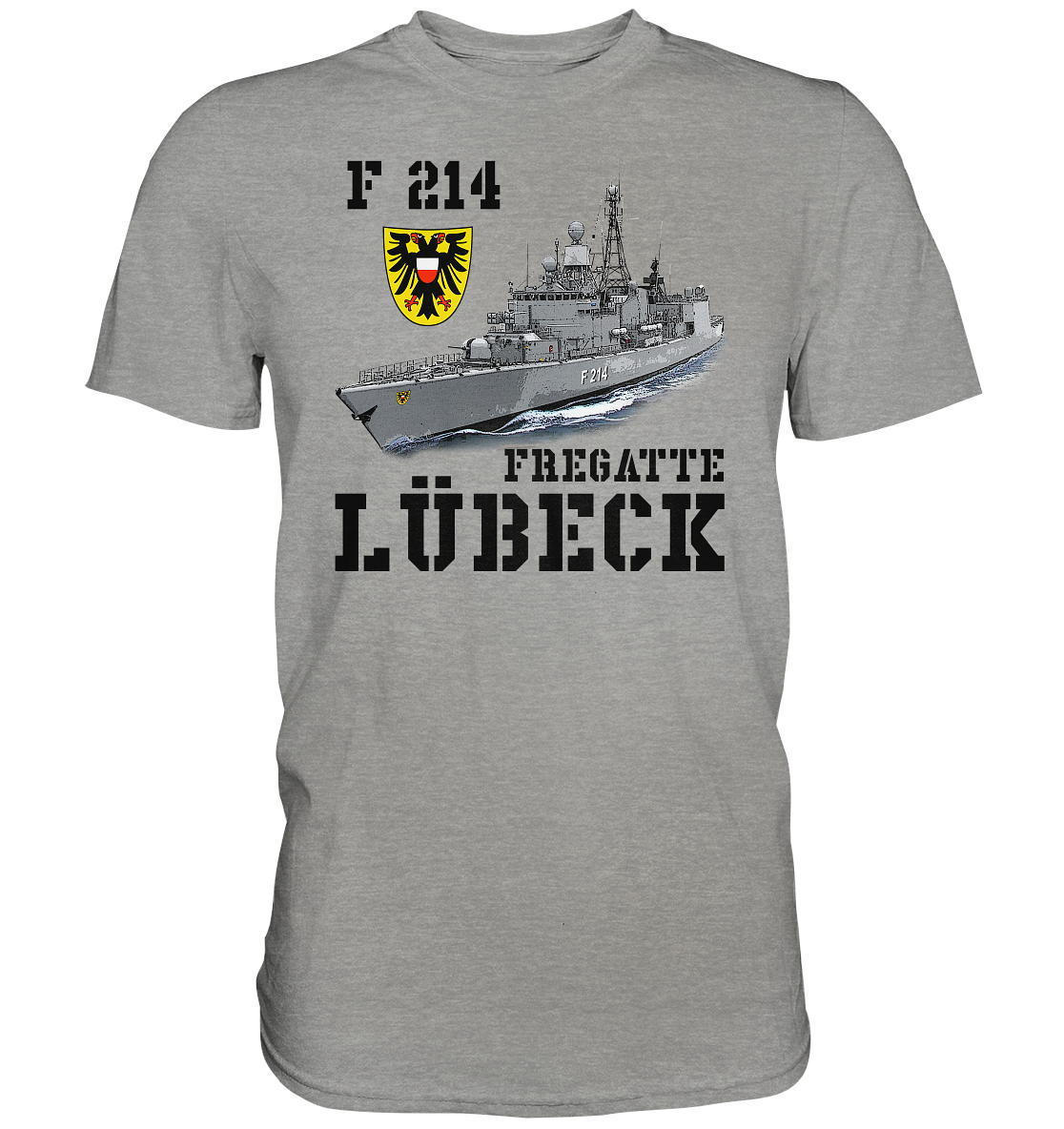 F214 Fregatte LÜBECK - Premium Shirt