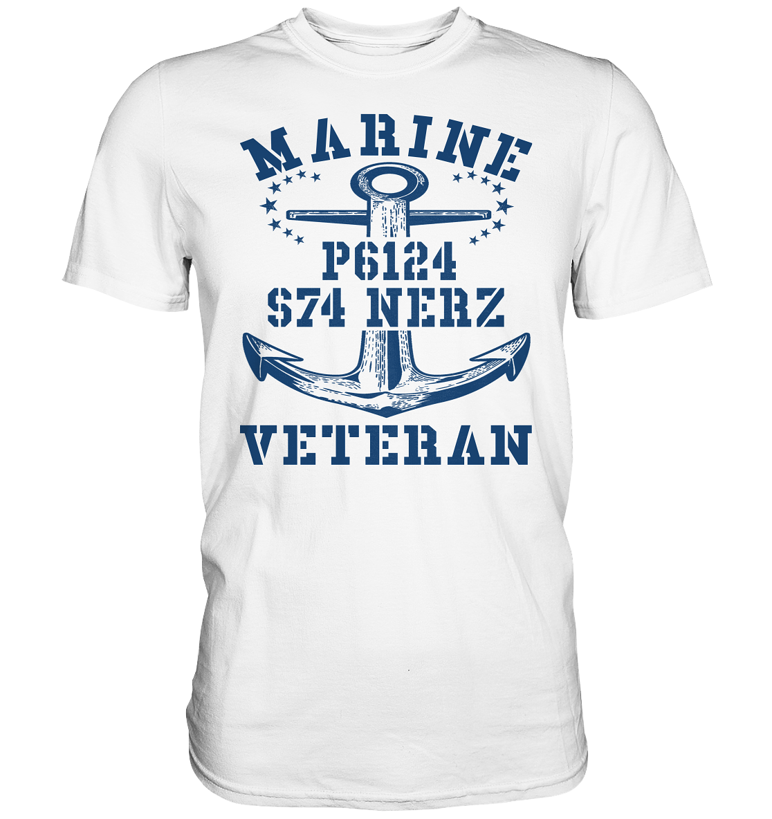 FK-Schnellboot P6124 NERZ Marine Veteran - Premium Shirt
