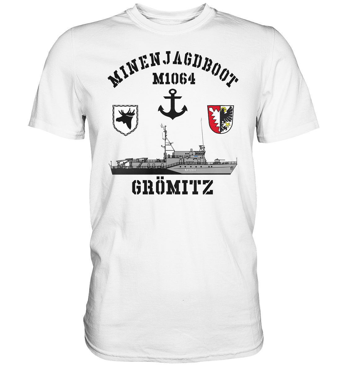 Mij.-Boot M1064 GRÖMITZ Anker 3.MSG - Premium Shirt