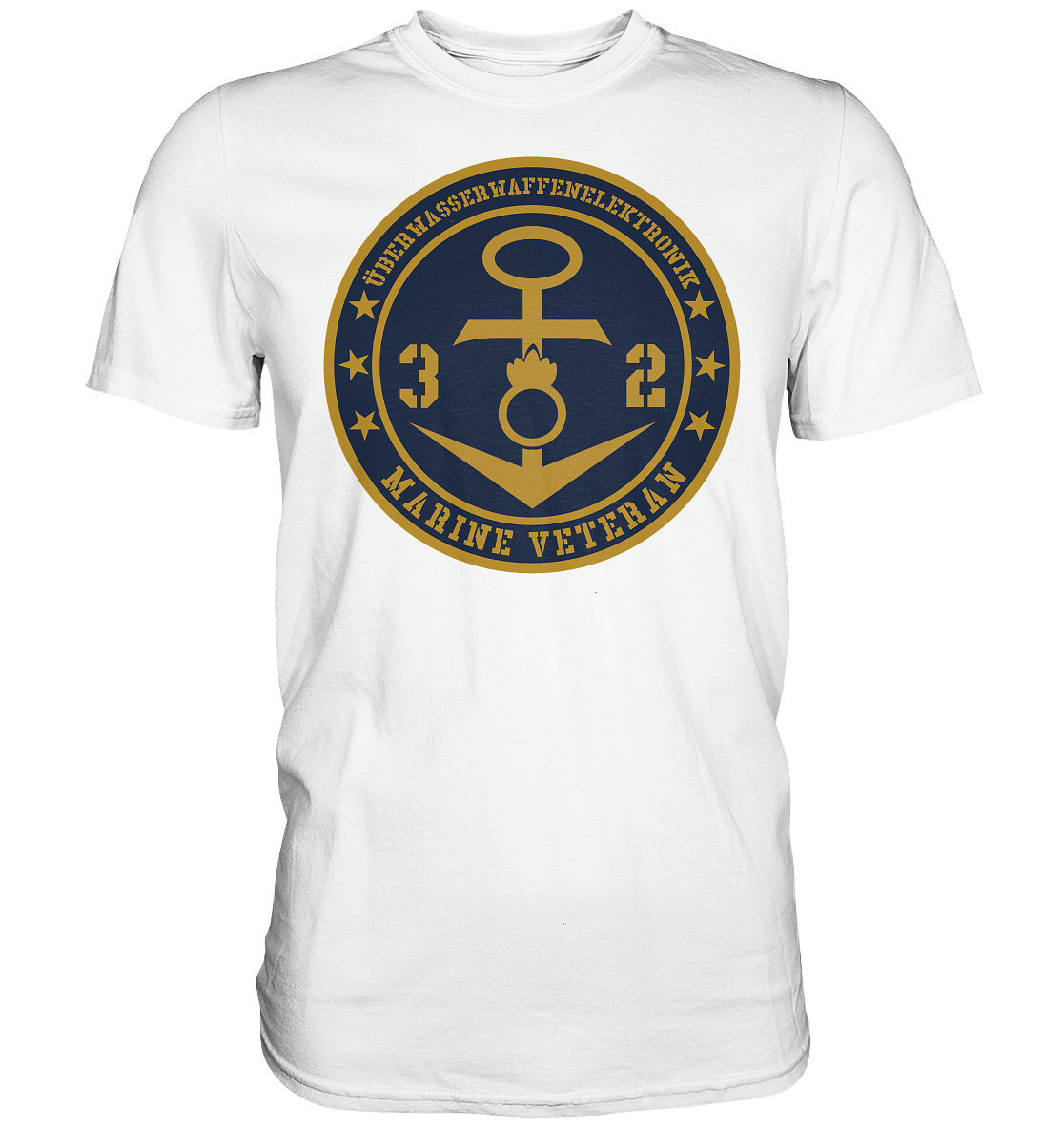 Marine Veteran 32er ÜBERWASSERWAFFENELEKTRONIK  - Premium Shirt