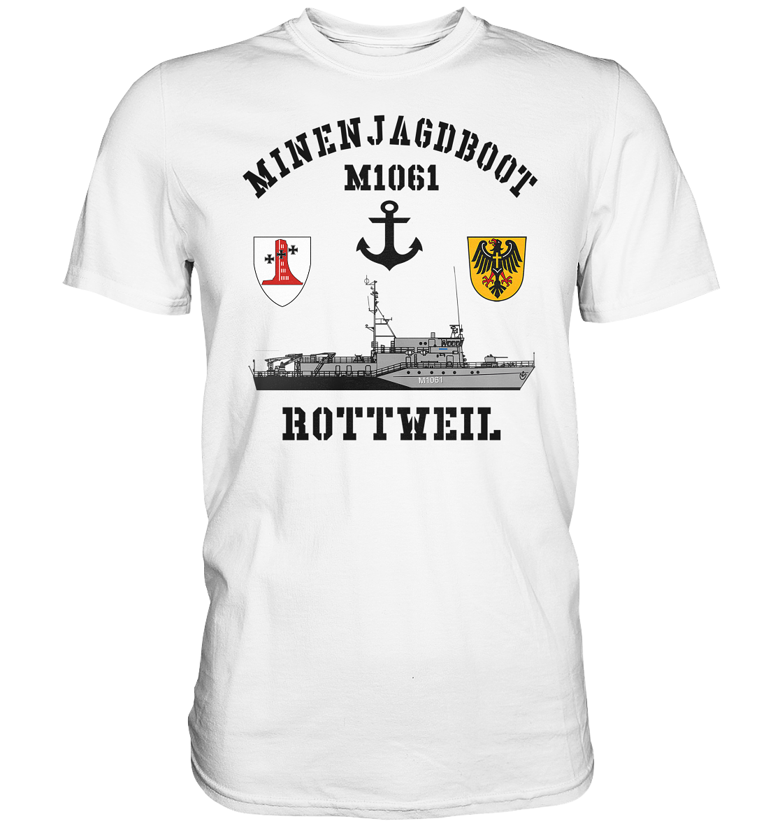 Mij.-Boot M1061 ROTTWEIL Anker 1.MSG  - Premium Shirt