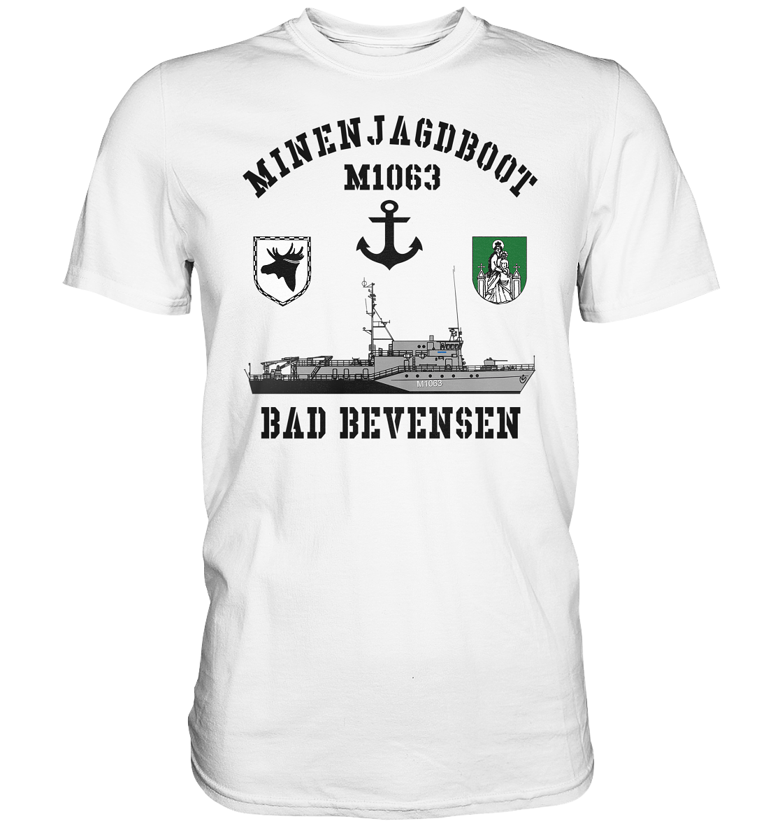 Mij.-Boot M1063 BAD BEVENSEN Anker 3.MSG - Premium Shirt
