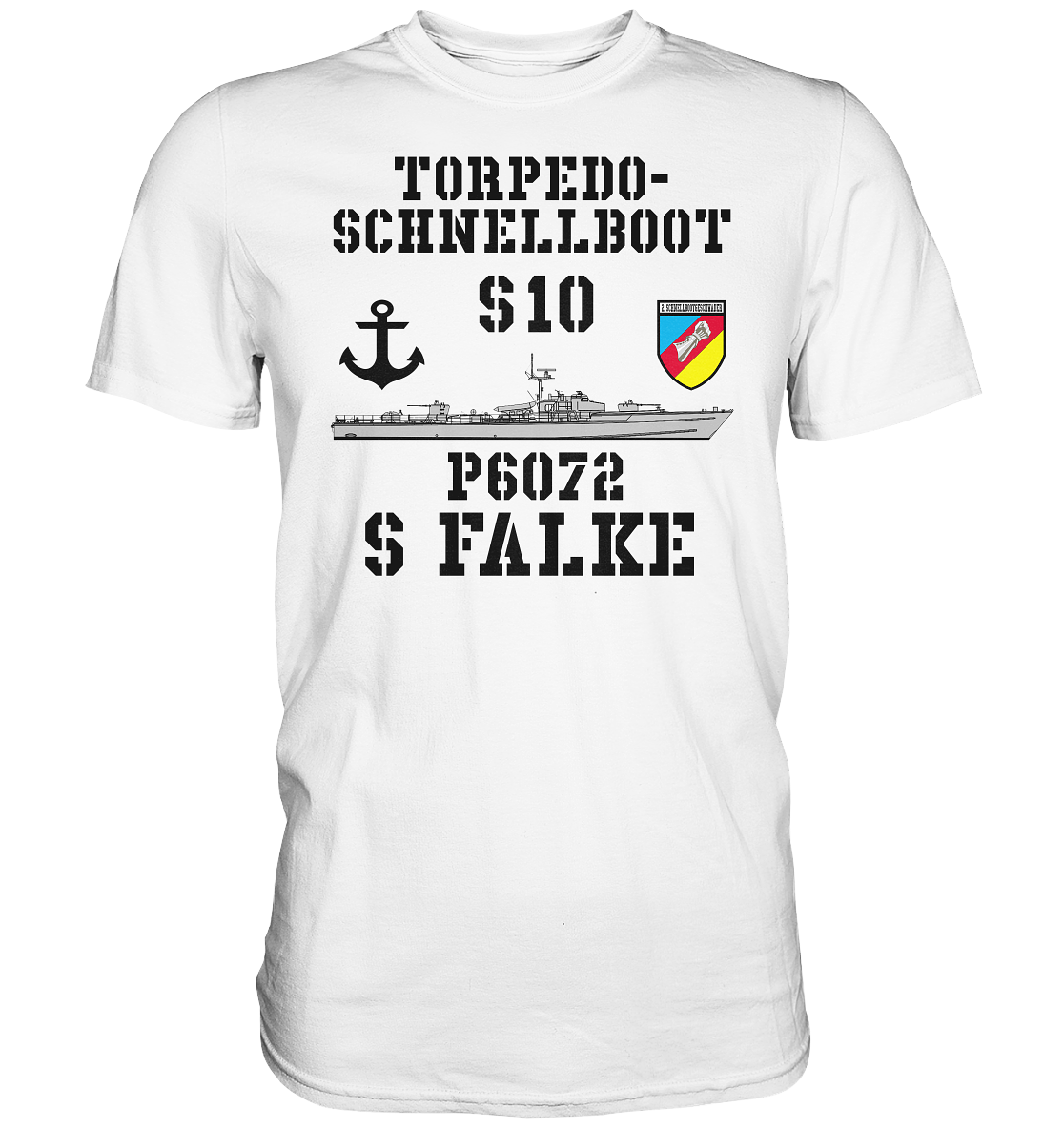 Torpedo-Schnellboot S10 P6072 FALKE Anker - Premium Shirt