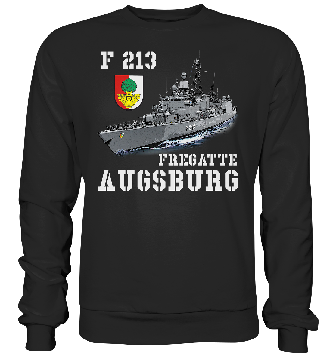 F213 Fregatte AUGSBURG - Premium Sweatshirt