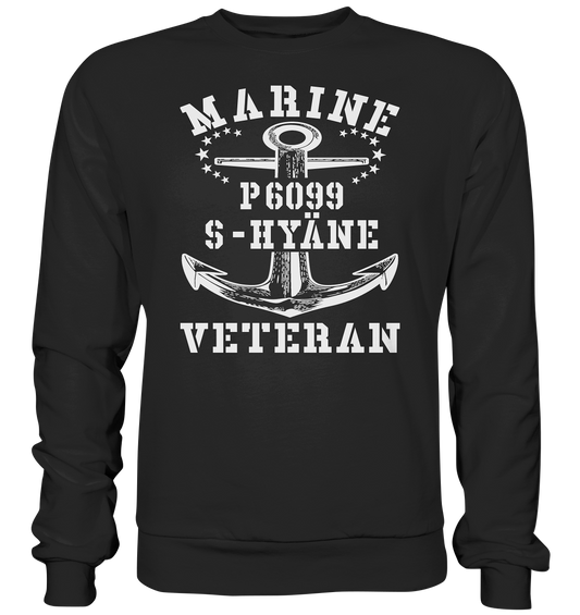 P6099 S-HYÄNE Marine Veteran - Premium Sweatshirt