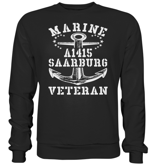 Troßschiff A1415 SAARBURG Marine Veteran - Premium Sweatshirt
