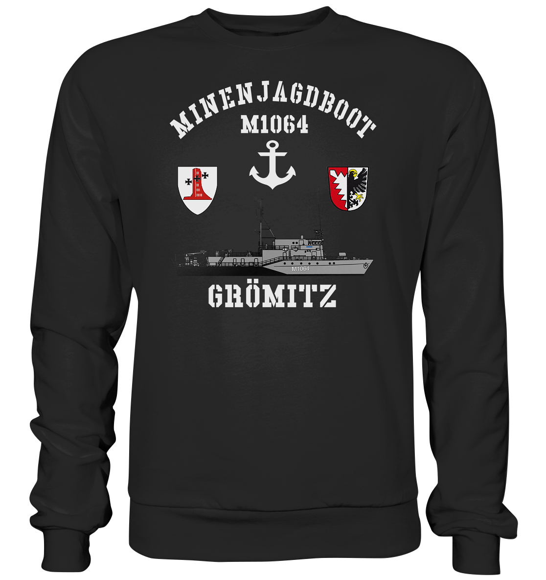 Mij.-Boot M1064 GRÖMITZ Anker 1.MSG - Premium Sweatshirt