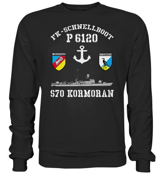 FK-Schnellboot P6120 KORMORAN 2.SG Anker - Premium Sweatshirt