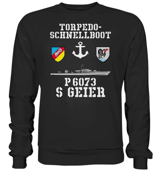 Torpedo-Schnellboot P6073 GEIER Anker - Premium Sweatshirt