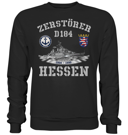 Zerstörer D184 HESSEN Bundesmarine Veteran - Premium Sweatshirt