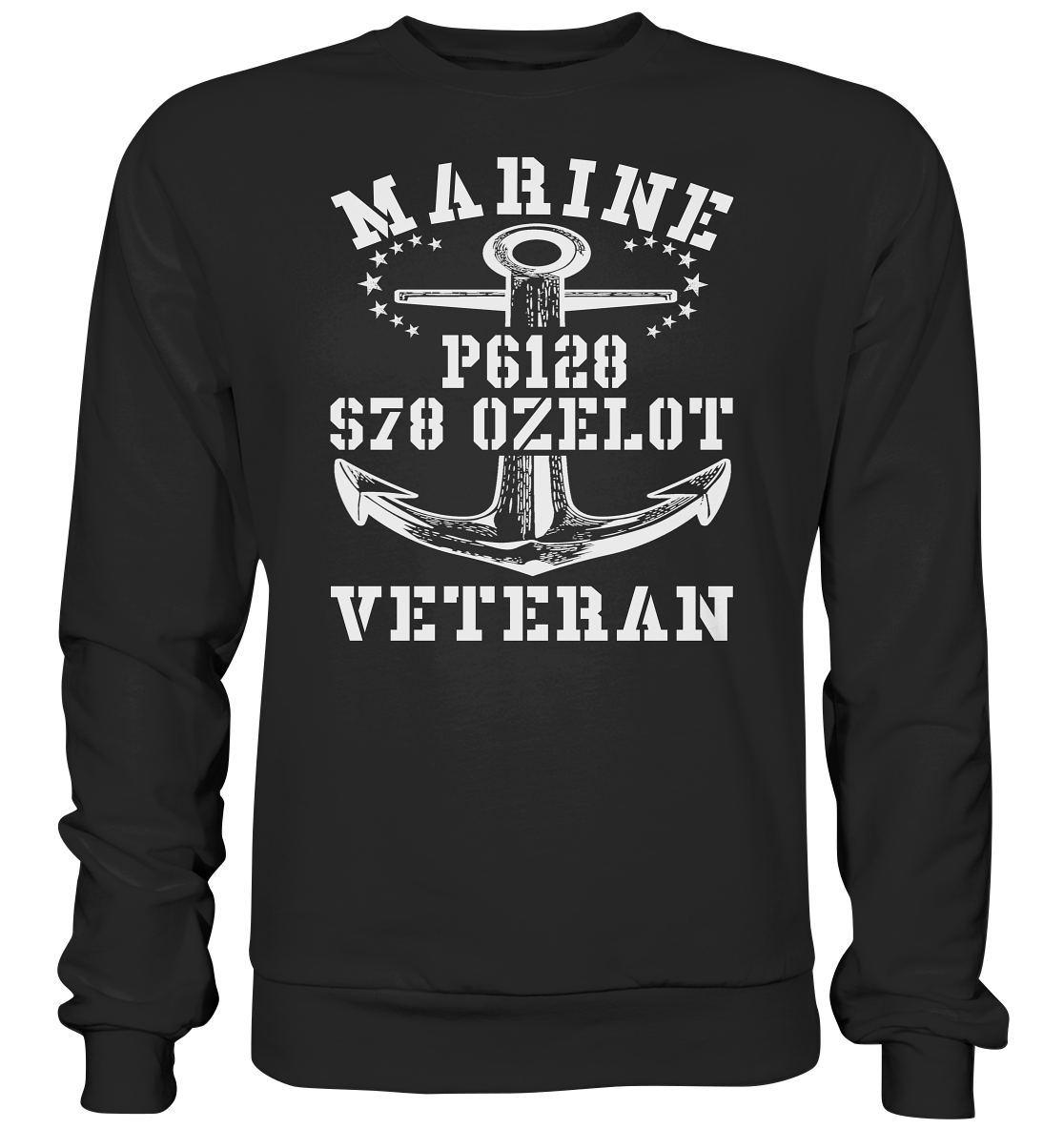 FK-Schnellboot P6128 OZELOT Marine Veteran - Premium Sweatshirt