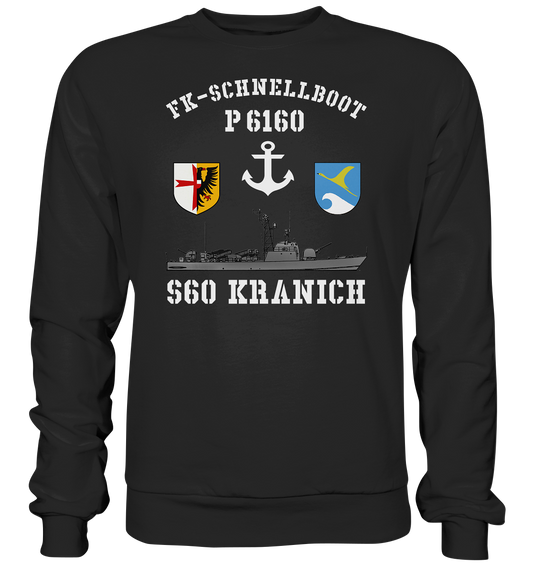FK-Schnellboot P6160 KRANICH Anker - Premium Sweatshirt