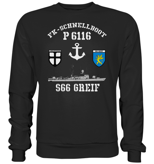 FK-Schnellboot P6116 GREIF 7.SG Anker - Premium Sweatshirt