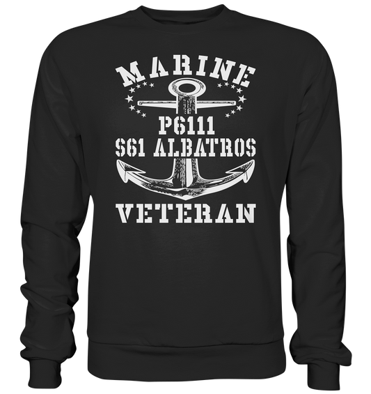 FK-Schnellboot P6111 ALBATROS Marine Veteran - Premium Sweatshirt