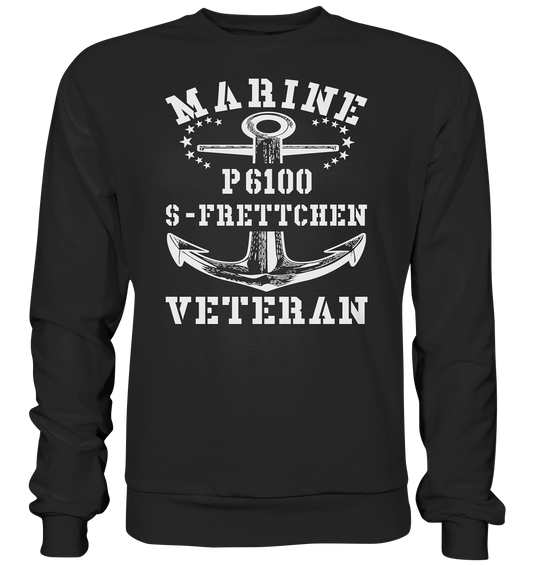 P6100 S-FRETTCHEN Marine Veteran - Premium Sweatshirt