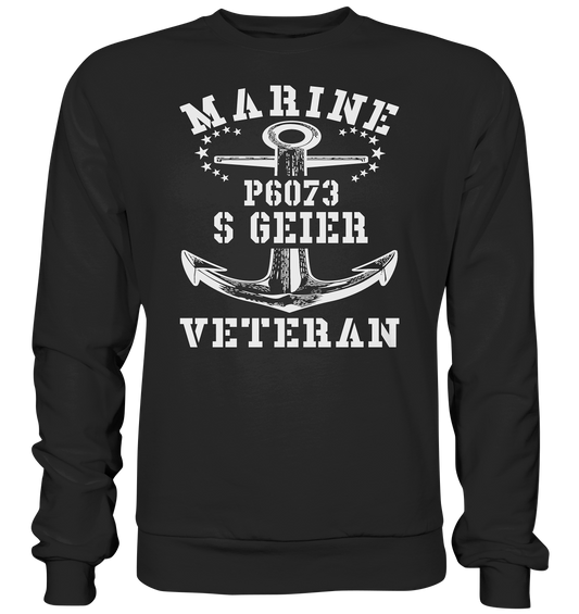 P6073 S GEIER Marine Veteran - Premium Sweatshirt