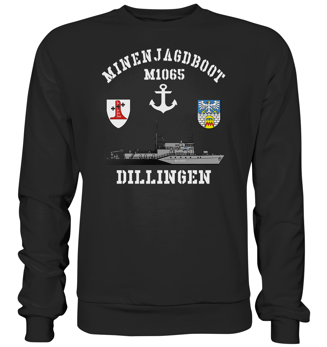 Mij.-Boot M1065 DILLINGEN Anker 1.MSG  - Premium Sweatshirt