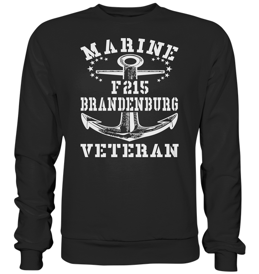 Fregatte F215 BRANDENBURG Marine Veteran - Premium Sweatshirt