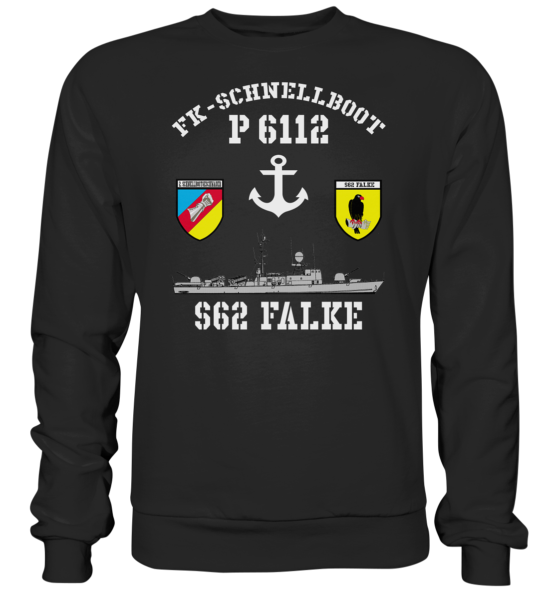 FK-Schnellboot P6112 FALKE 2.SG Anker  - Premium Sweatshirt