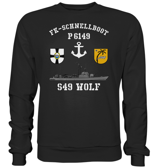 P6149 S49 WOLF - Premium Sweatshirt