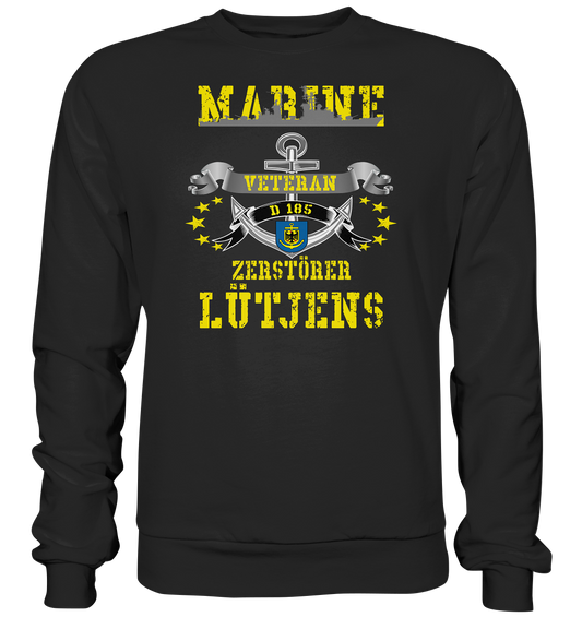 Zerstörer D185 LÜTJENS Marine Veteran - Premium Sweatshirt