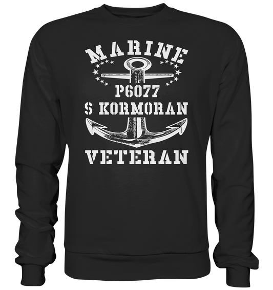 P6077 S KORMORAN Marine Veteran - Premium Sweatshirt