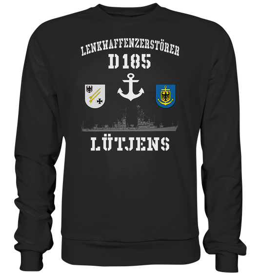 Lenkwaffenzerstörer D185 LÜTJENS Anker - Premium Sweatshirt