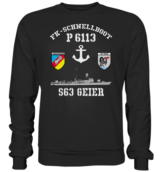 FK-Schnellboot P6113 GEIER 2.SG Anker - Premium Sweatshirt