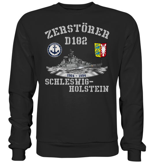 Zerstörer D182 SCHLESWIG-HOLSTEIN Bundesmarine Veteran - Premium Sweatshirt