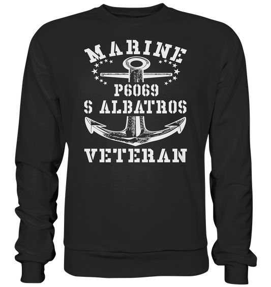 P6069 S ALBATROS Marine Veteran - Premium Sweatshirt