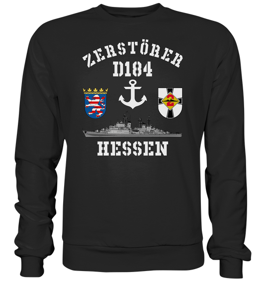 Zerstörer D184 HESSEN Anker - Premium Sweatshirt