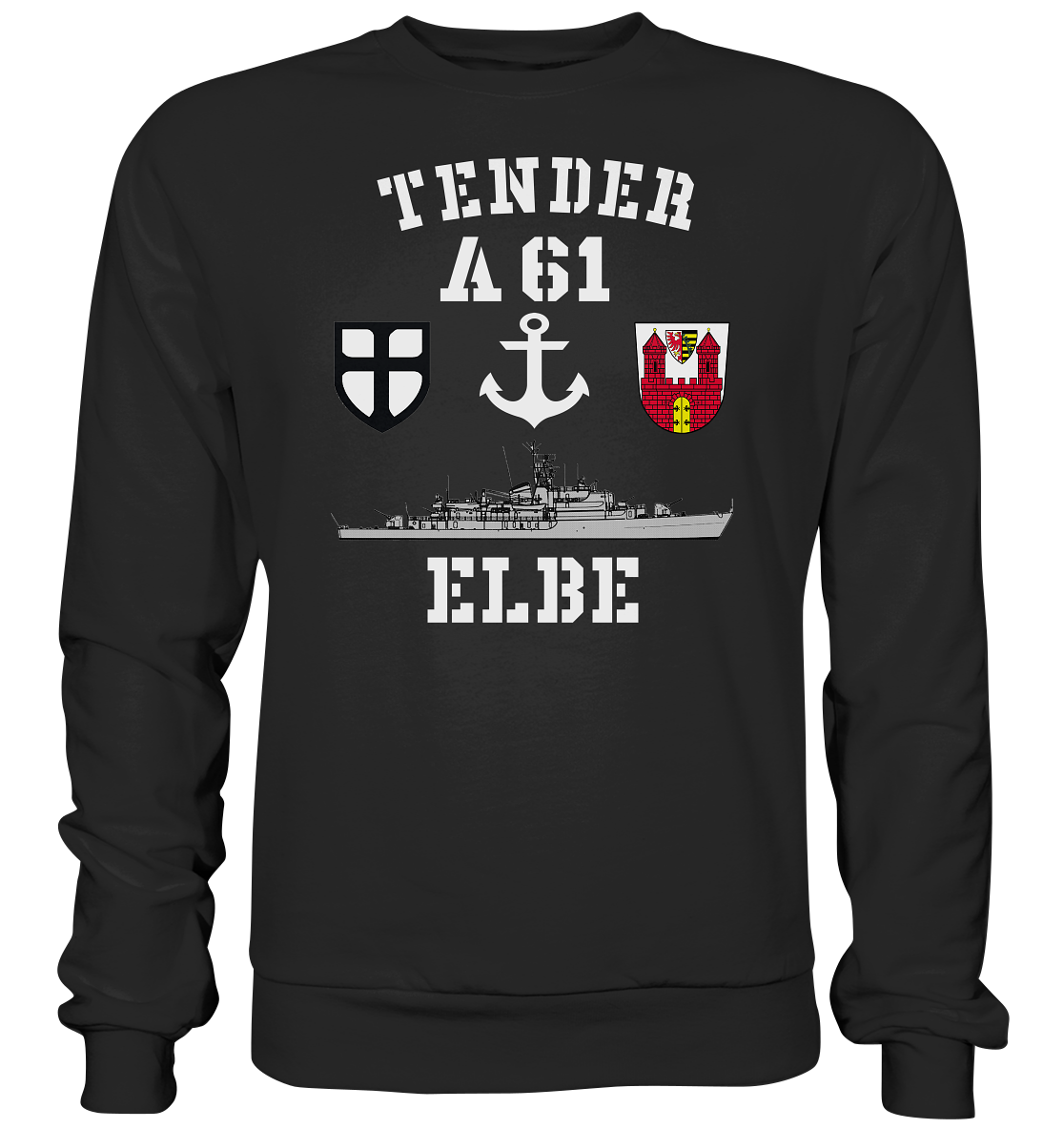 Tender A61 ELBE 7.SG ANKER - Premium Sweatshirt