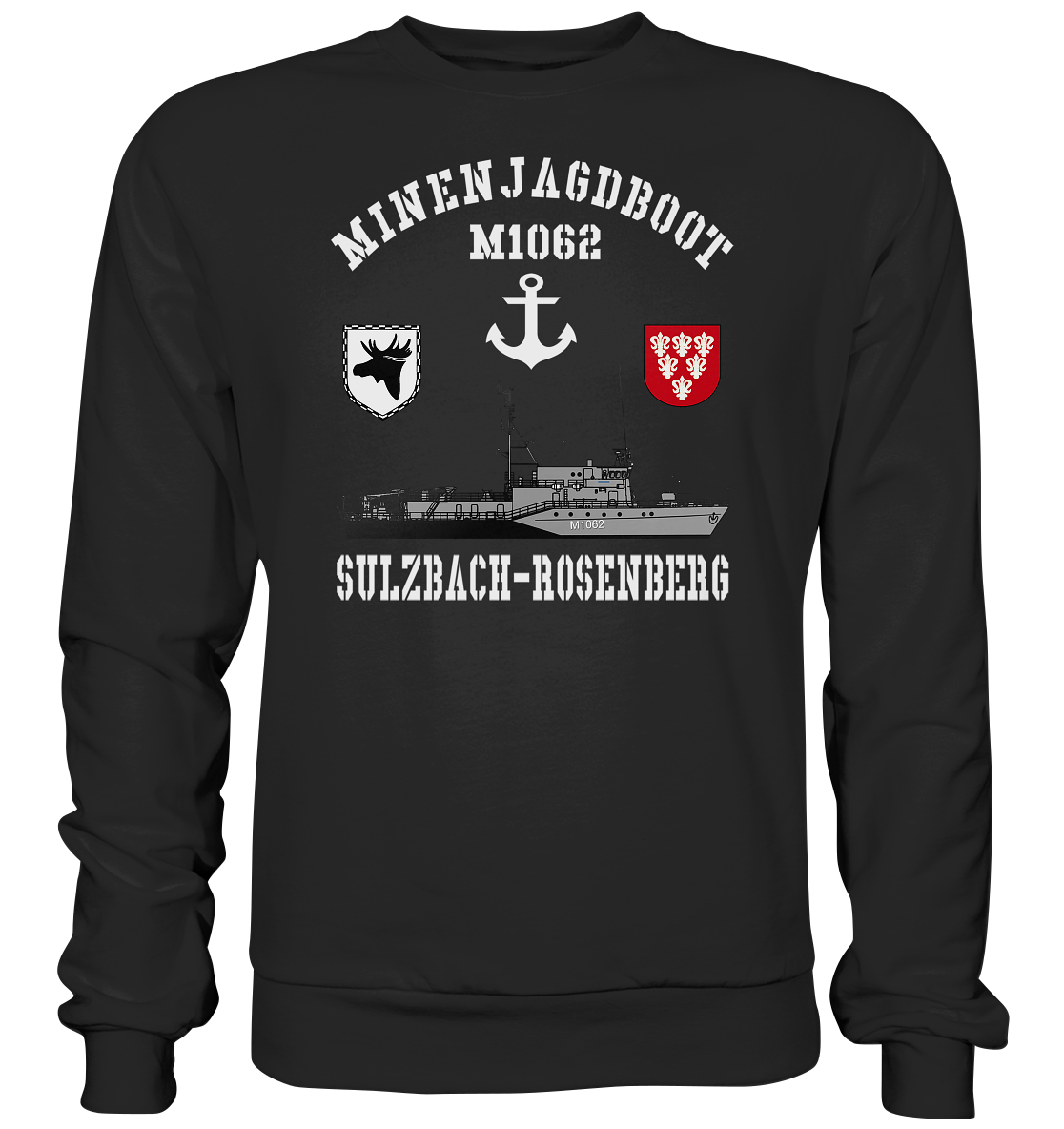 Mij.-Boot M1062 SULZBACH-ROSENBERG Anker 3.MSG - Premium Sweatshirt