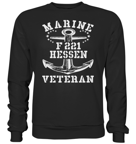 Fregatte F221 HESSEN Marine Veteran - Premium Sweatshirt