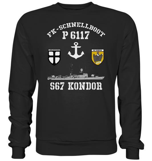 FK-Schnellboot P6117 KONDOR 7.SG Anker - Premium Sweatshirt