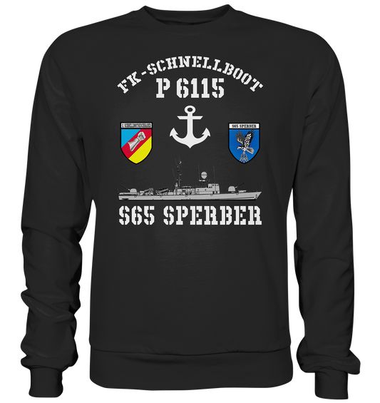 FK-Schnellboot P6115 SPERBER 2.SG Anker - Premium Sweatshirt