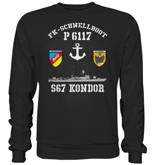 FK-Schnellboot P6117 KONDOR 2.SG Anker - Premium Sweatshirt