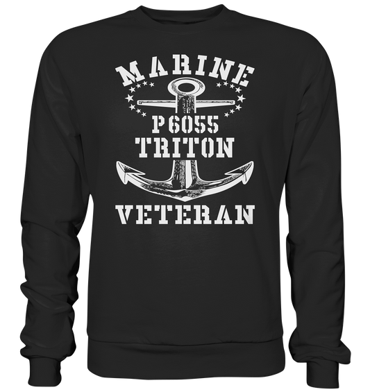 U-Jagdboot P6055 TRITON Marine Veteran - Premium Sweatshirt