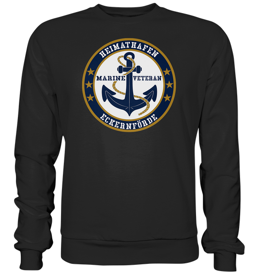 Marine Veteran Heimathafen ECKERNFÖRDE - Premium Sweatshirt