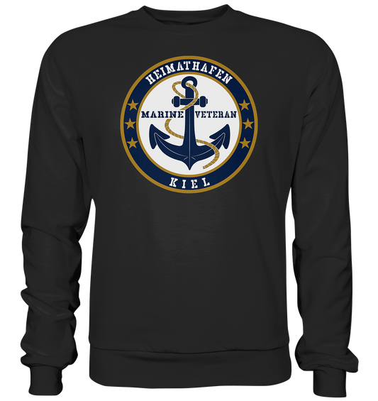 Marine Veteran Heimathafen KIEL - Premium Sweatshirt