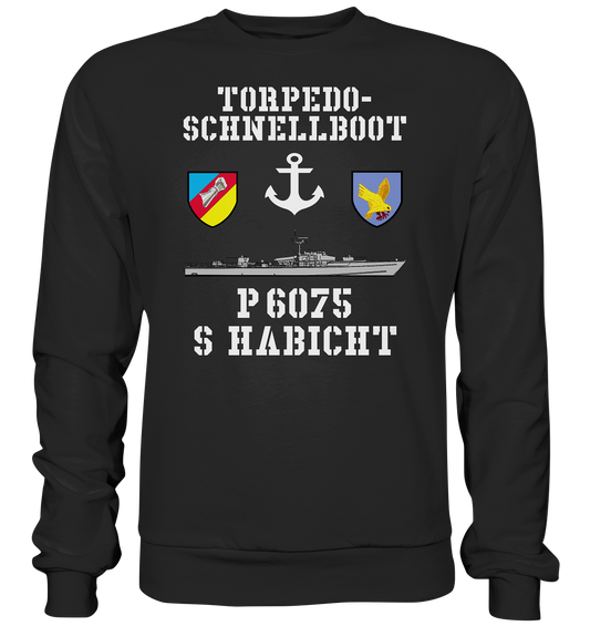 Torpedo-Schnellboot P6075 HABICHT Anker - Premium Sweatshirt