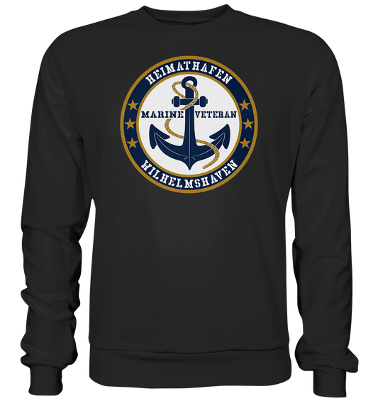 Marine Veteran Heimathafen WILHELMSHAVEN - Premium Sweatshirt