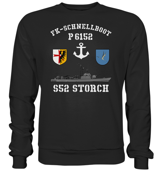 FK-Schnellboot P6152 STORCH Anker - Premium Sweatshirt