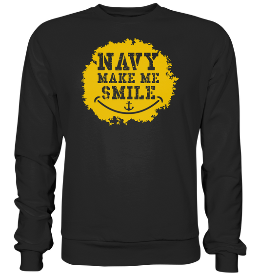 Navy make me smile - Premium Sweatshirt