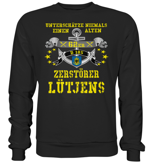 Zerstörer D185 LÜTJENS 62er - Premium Sweatshirt