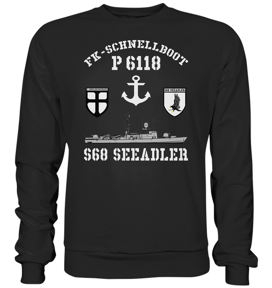 FK-Schnellboot P6118 SEEADLER 7.SG Anker  - Premium Sweatshirt